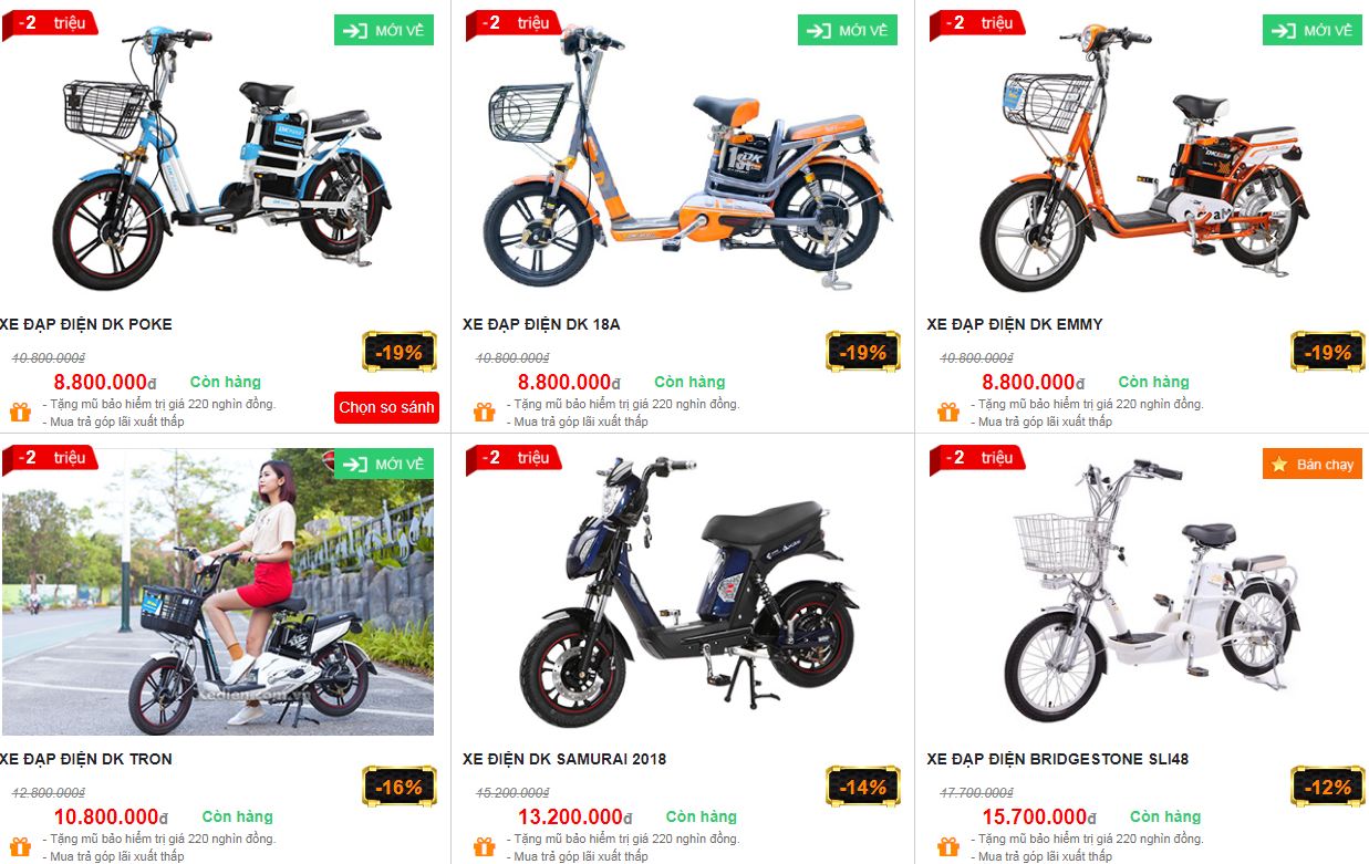 Bảng giá xe đạp điện bang-gia-xe-dap-dien-2018-1