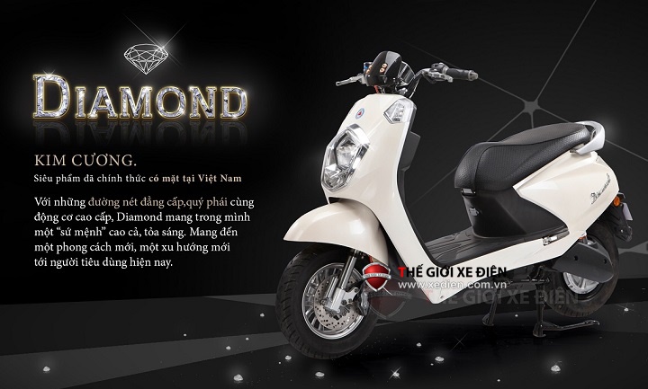 Sang chảnh như xe máy điện Diamond Autosun