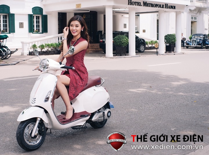 Xe máy điện Vespa Dibao - Mẫu xe điện bán chạy nhất tại Thế Giới Xe Điện